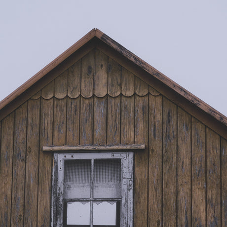 Beach Hut by Lotte Gronkjaer FramedPhoto Print Matted under Glass by Mercana at Eve Furniture