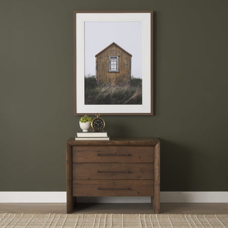 Beach Hut by Lotte Gronkjaer FramedPhoto Print Matted under Glass by Mercana at Eve Furniture