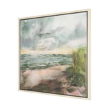 Beach View II by Mercana Studio Hand-Embellished Textured Framed Canvas Artwork by Mercana at Eve Furniture