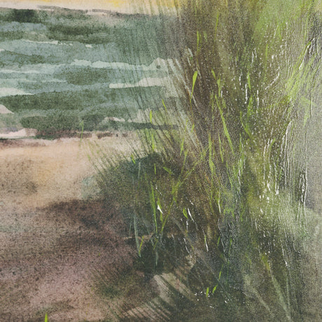 Beach View II by Mercana Studio Hand-Embellished Textured Framed Canvas Artwork by Mercana at Eve Furniture