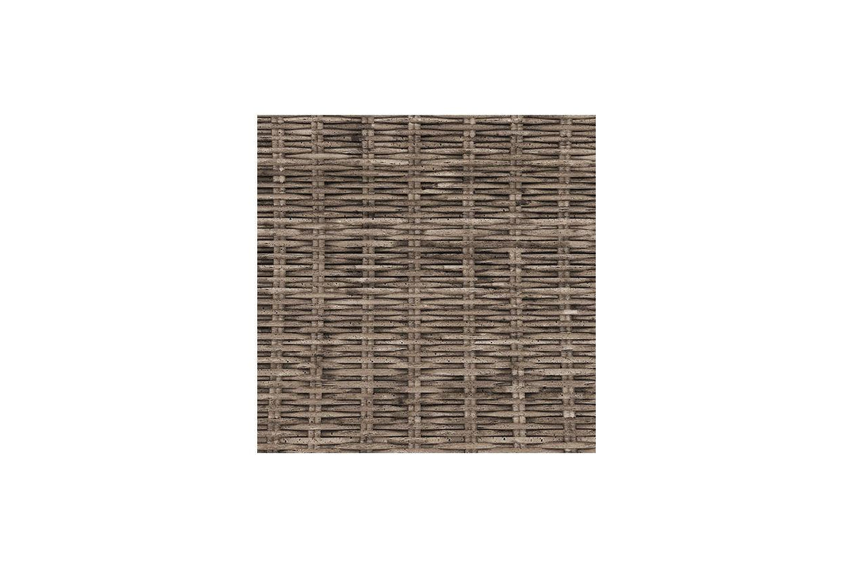 Beachcroft Beige 5-Piece Outdoor Sectional with Coffee Table and 2 End Tables by Ashley at Eve Furniture