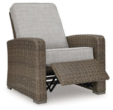 Beachcroft Beige Outdoor Recliner