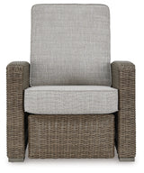 Beachcroft Beige Outdoor Recliner