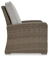 Beachcroft Beige Outdoor Recliner