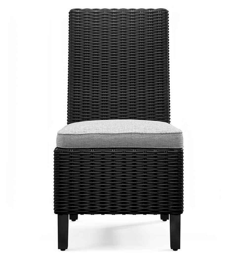 Beachcroft Black/Light Gray Outdoor Dining Table and 6 Chairs by Ashley at Eve Furniture