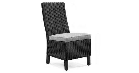 Beachcroft Black/Light Gray Outdoor Dining Table and 6 Chairs by Ashley at Eve Furniture