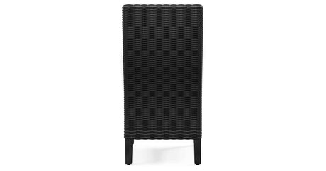 Beachcroft Black/Light Gray Outdoor Dining Table and 6 Chairs by Ashley at Eve Furniture