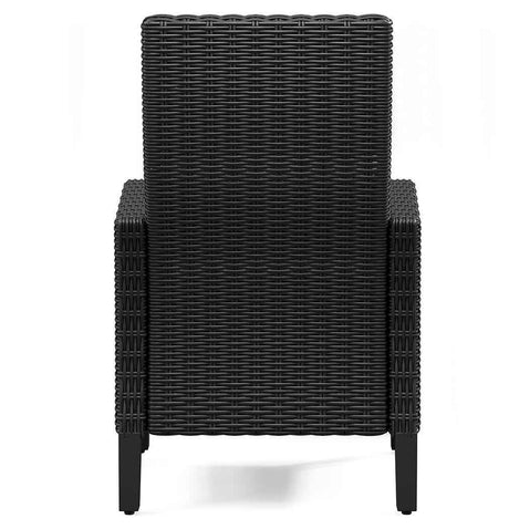 Beachcroft Black/Light Gray Outdoor Dining Table and 6 Chairs by Ashley at Eve Furniture