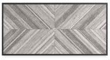 Beachcroft Black/Light Gray Outdoor Dining Table by Ashley at Eve Furniture