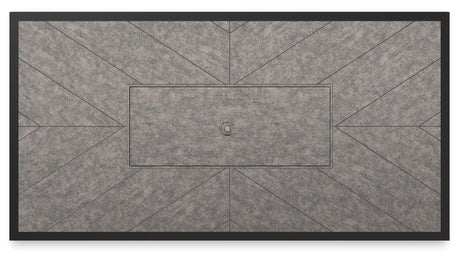 Beachcroft Black/Light Gray Outdoor Fire Pit Table by Ashley at Eve Furniture