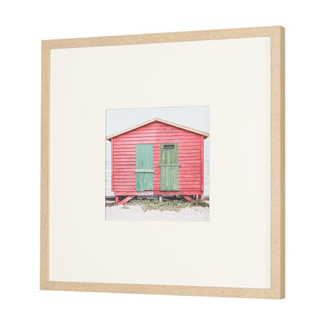 Beachfront Cabin by Shot By Clint Framed Photo Print Matted Under Glass by Mercana at Eve Furniture