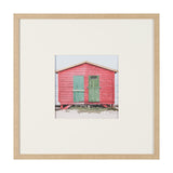 Beachfront Cabin by Shot By Clint Framed Photo Print Matted Under Glass by Mercana at Eve Furniture