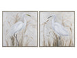 Beachin' Egrets White/Natural Canvas by Crestview at Eve Furniture