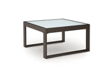 Beachloft Black/Gray Outdoor Coffee Table by Ashley at Eve Furniture