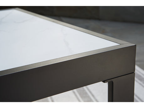 Beachloft Black/Gray Outdoor Coffee Table by Ashley at Eve Furniture