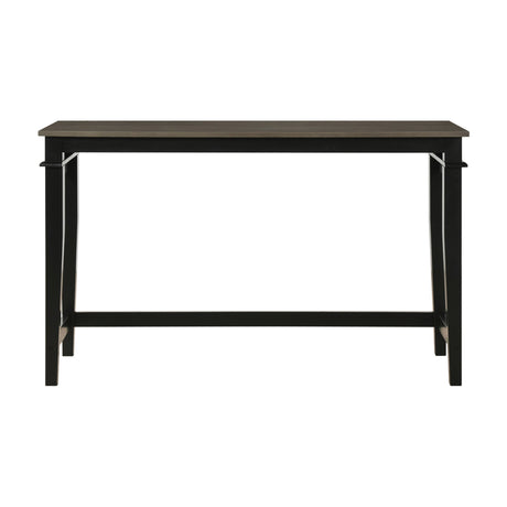 Beacon Walnut/Black 4-Piece Counter Height Set by Homelegance at Eve Furniture