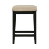 Beacon Walnut/Black 4-Piece Counter Height Set by Homelegance at Eve Furniture
