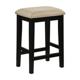 Beacon Walnut/Black 4-Piece Counter Height Set by Homelegance at Eve Furniture