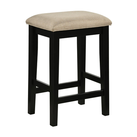 Beacon Walnut/Black 4-Piece Counter Height Set by Homelegance at Eve Furniture