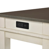 Beacon Walnut/Buttermilk 4-Piece Counter Height Set by Homelegance at Eve Furniture