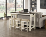 Beacon Walnut/Buttermilk 4-Piece Counter Height Set by Homelegance at Eve Furniture