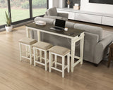 Beacon Walnut/Buttermilk 4-Piece Counter Height Set by Homelegance at Eve Furniture