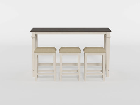 Beacon Walnut/Buttermilk 4-Piece Counter Height Set by Homelegance at Eve Furniture
