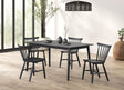 Beale Black 7-Piece Dining Room Set by Furniture of America at Eve Furniture