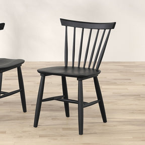 Beale Black Dining Chair Set of 2 by Furniture of America at Eve Furniture
