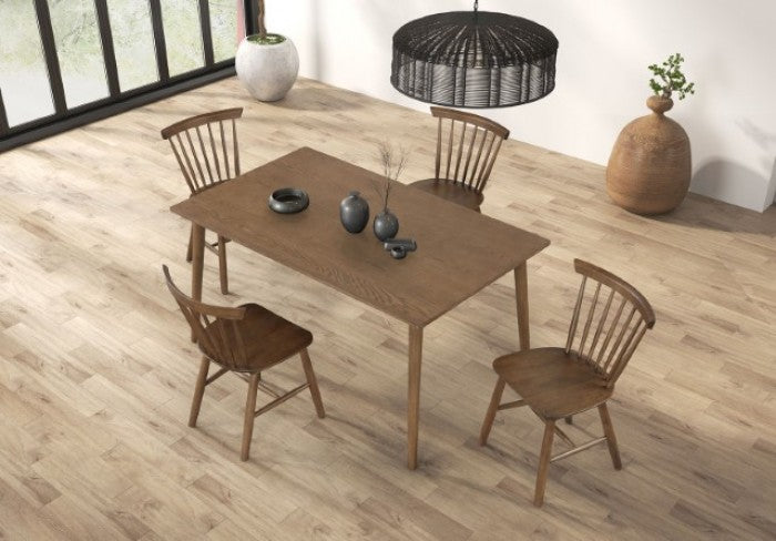 Beale Walnut 7-Piece Dining Room Set by Furniture of America at Eve Furniture