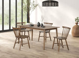 Beale Walnut 7-Piece Dining Room Set by Furniture of America at Eve Furniture