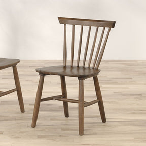 Beale Walnut Side Chair Set of 2 by Furniture of America at Eve Furniture