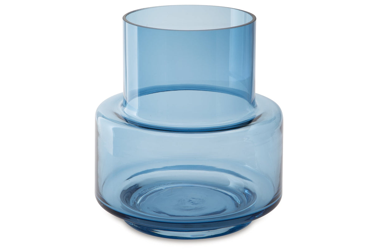 Bealen Dark Blue Vase by ASHLEY FURNITURE at Eve Furniture