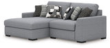 Bealton Salt and Pepper 2-Piece Sectional with LAF Chaise