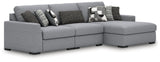 Bealton Salt and Pepper 3-Piece Sectional with RAF Chaise