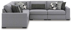 Bealton Salt and Pepper 5-Piece Sectional by Ashley at Eve Furniture