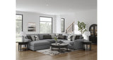 Bealton Salt and Pepper 5-Piece Sectional with LAF Chaise