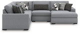 Bealton Salt and Pepper 5-Piece Sectional with RAF Chaise