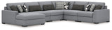 Bealton Salt and Pepper 6-Piece Sectional with LAF Chaise