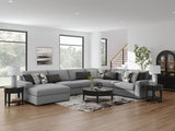 Bealton Salt and Pepper 6-Piece Sectional with LAF Chaise