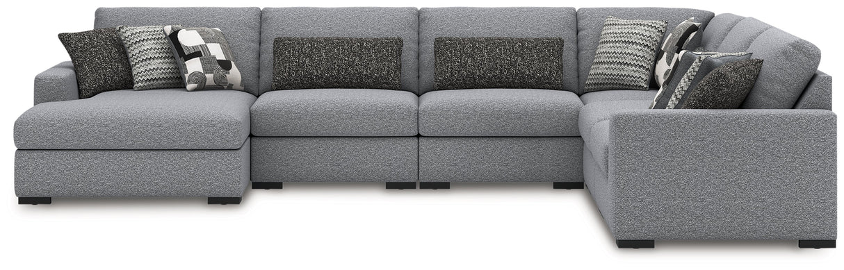Bealton Salt and Pepper 6-Piece Sectional with LAF Chaise