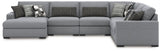 Bealton Salt and Pepper 6-Piece Sectional with LAF Chaise