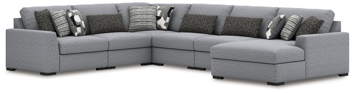 Bealton Salt and Pepper 6-Piece Sectional with RAF Chaise