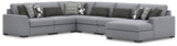 Bealton Salt and Pepper 6-Piece Sectional with RAF Chaise