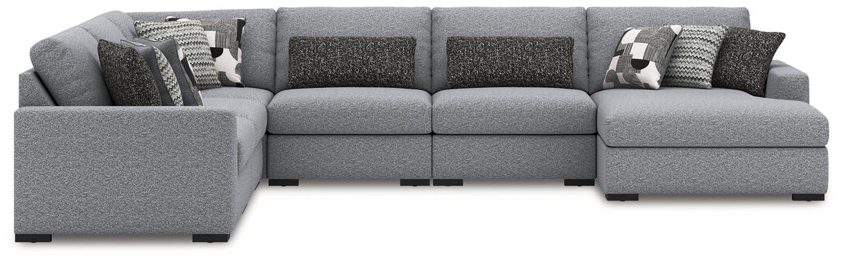 Bealton Salt and Pepper 6-Piece Sectional with RAF Chaise