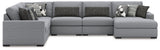 Bealton Salt and Pepper 6-Piece Sectional with RAF Chaise