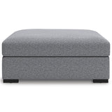 Bealton Salt and Pepper Oversized Accent Ottoman by Ashley at Eve Furniture