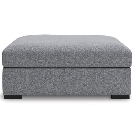 Bealton Salt and Pepper Oversized Accent Ottoman by Ashley at Eve Furniture