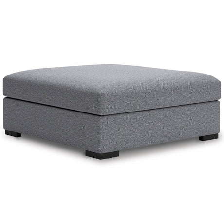 Bealton Salt and Pepper Oversized Accent Ottoman by Ashley at Eve Furniture