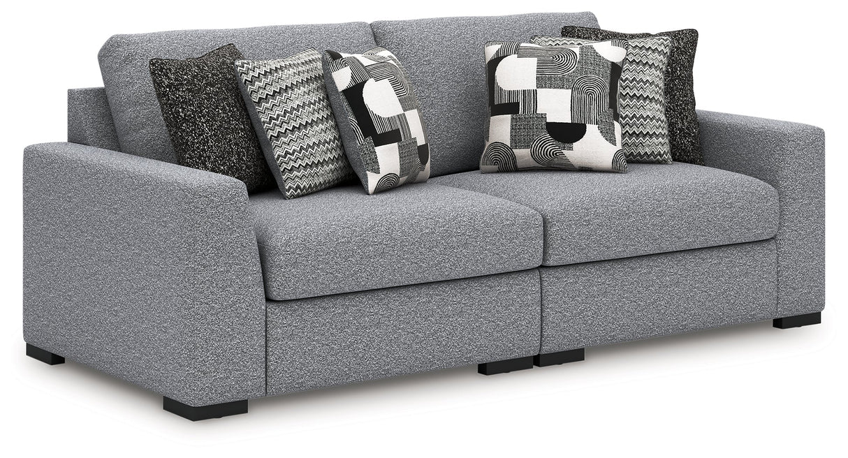 Bealton Salt and Pepper Sofa & Loveseat